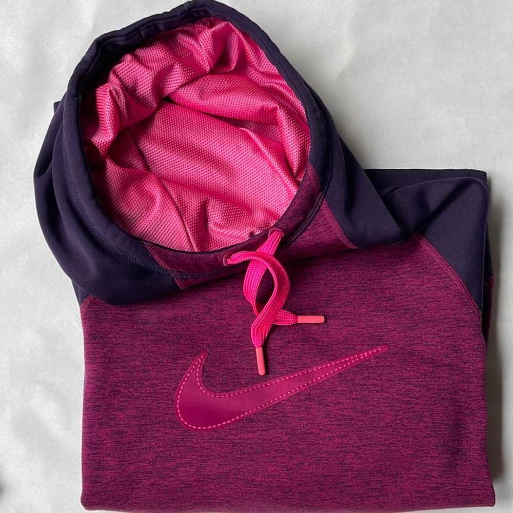 Women’s Nike Pink and Purple Hoodie